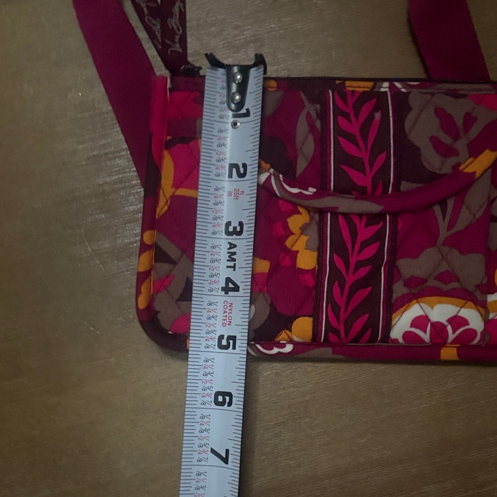 Vera Bradley Floral Belt Bag in Burgundy and Orange - Picture 7 of 7